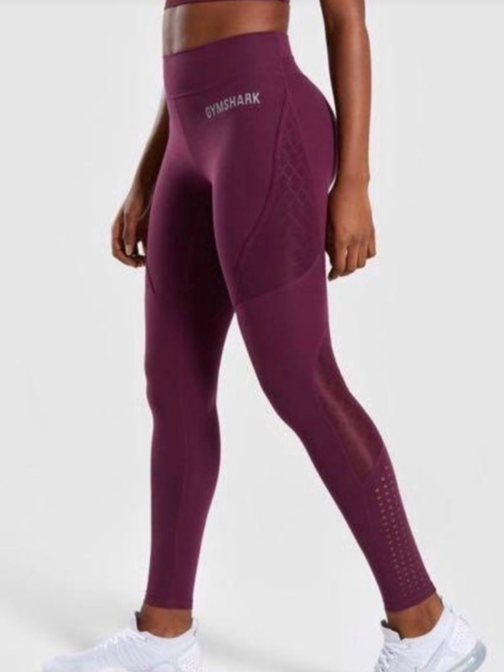 Gymshark Women's High-Waisted Plum Seamless Leggings